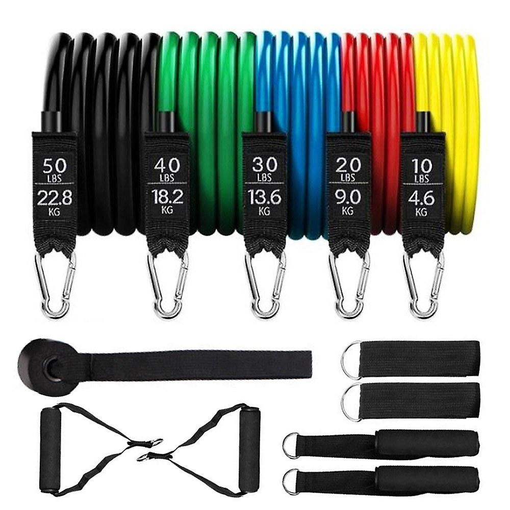 Fitness Puller Set Resistance Belt Kit 11pcs