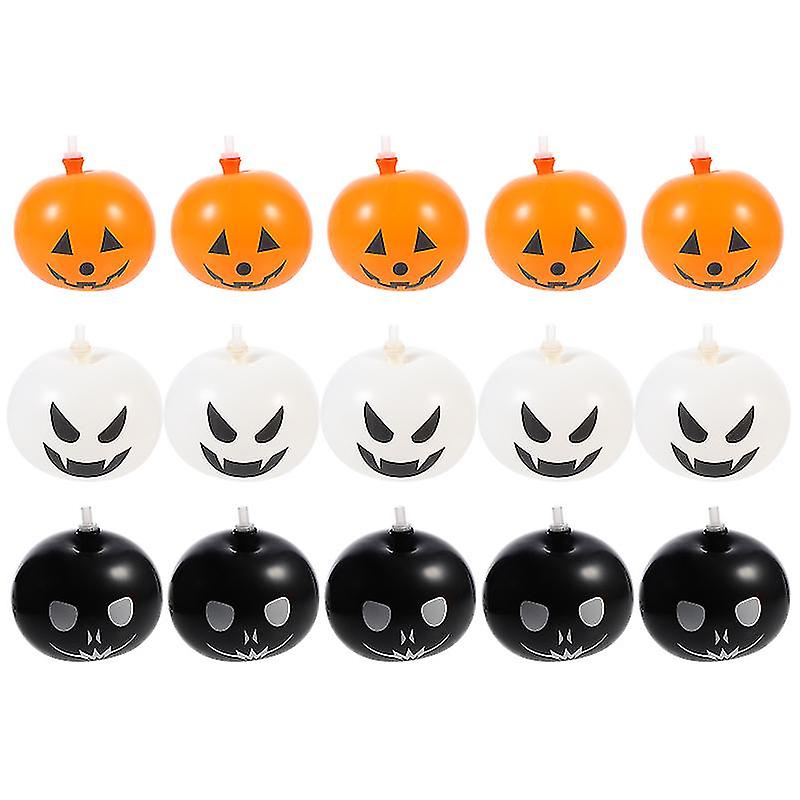 15pcs Creepy Pumpkin Balloons