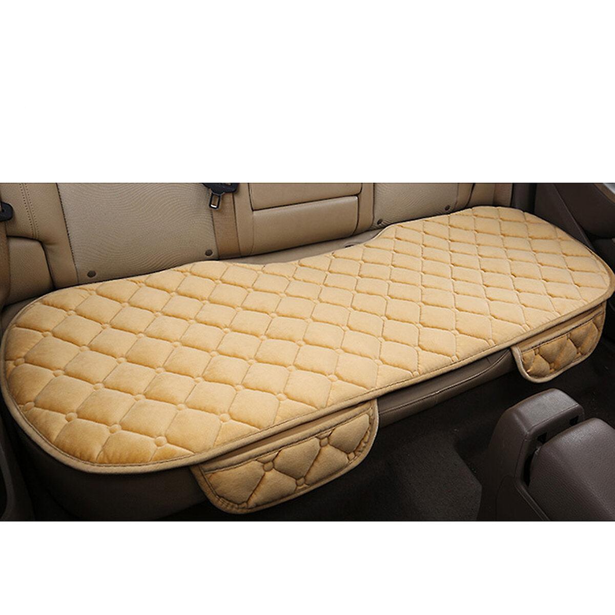 Universal Autumn Winter Rhombus Front & Rear Row Car Seat Cover Pad Small Mat Auto Chair Cushion