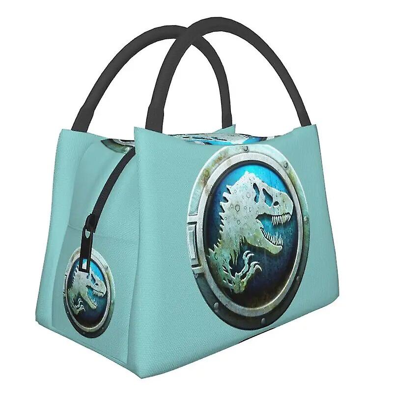 Jurassic Park Lunch Box For Women Portable Thermal Cooler Food
