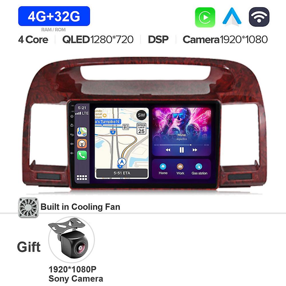 Per Toyota Camry 5 2002 2003 2004 2005 2006 Autoradio Multimedia Video Player Navigazione Gps Android 13 Head Unit No 2 Din Dvd