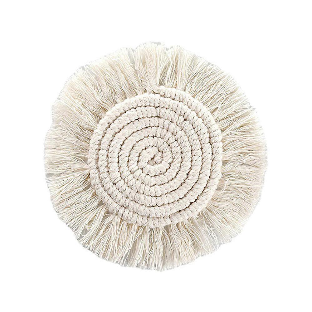 Coasters 6Pcs Cotton Coaster, Bohemian Coasters Round Drinks Coasters