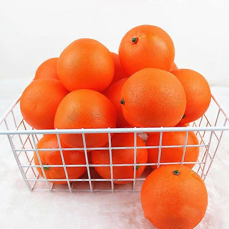 3 artificial fruit fake oranges