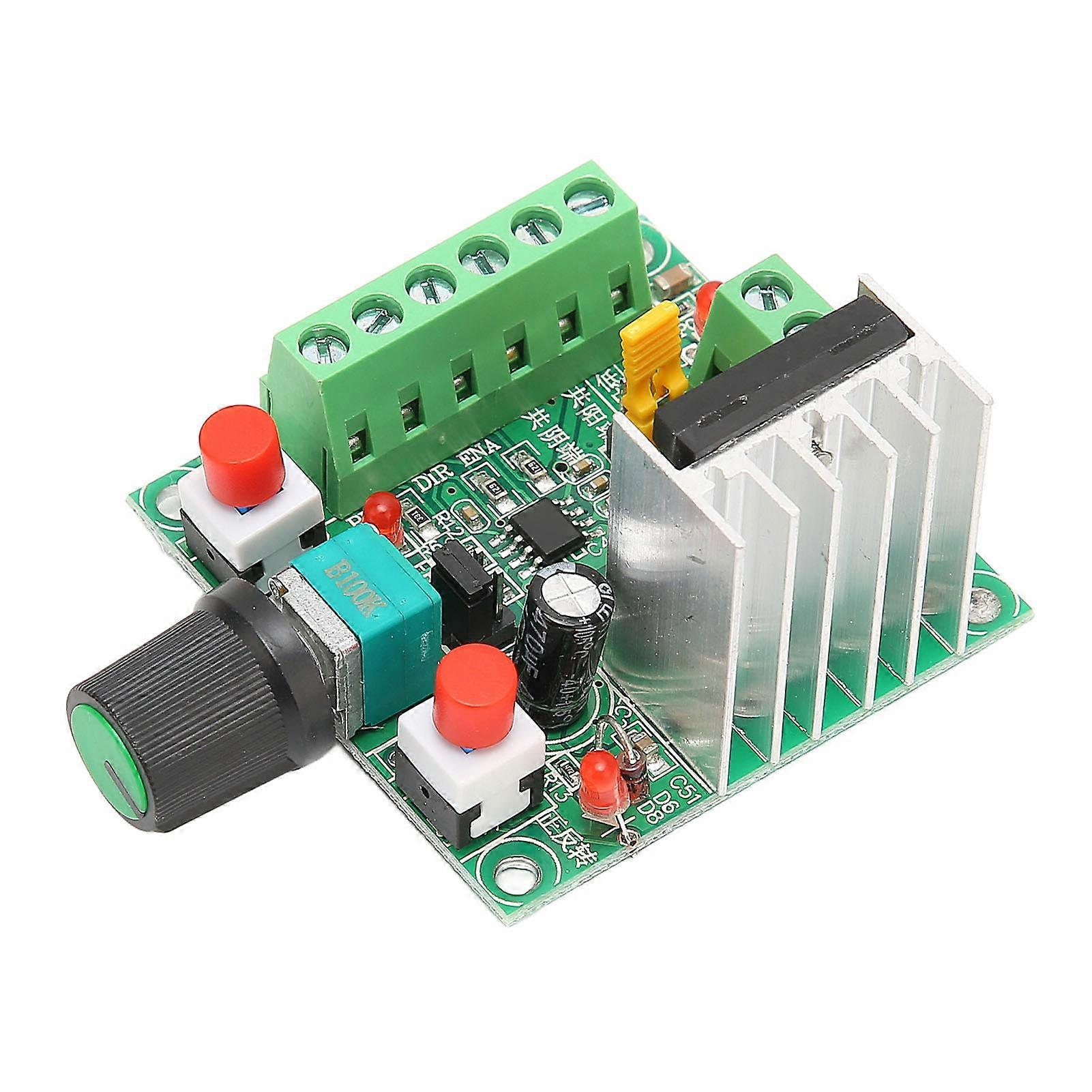 PWM Adjustable Stepper Motor Controller DC 5?12V 15?160V 3 Frequencies PCB Board Signal Generator Speed Regulator