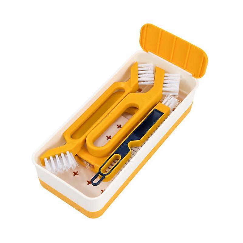 4Pcs Cleaning Brushes Set Household Versatile Detailing Brushes With Case