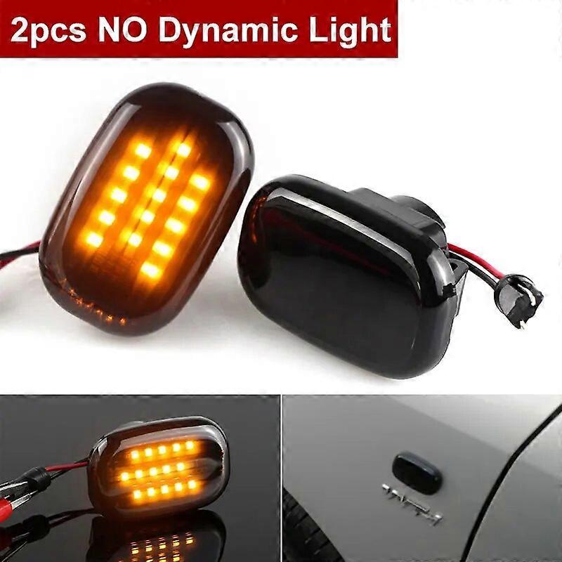 2pcs Dynamic Led Side Marker Flowing Turn Signal Light Panel Lamp for Toyota Corolla E10/E11/E12 Yaris Verso Hilux Surf N21 RX