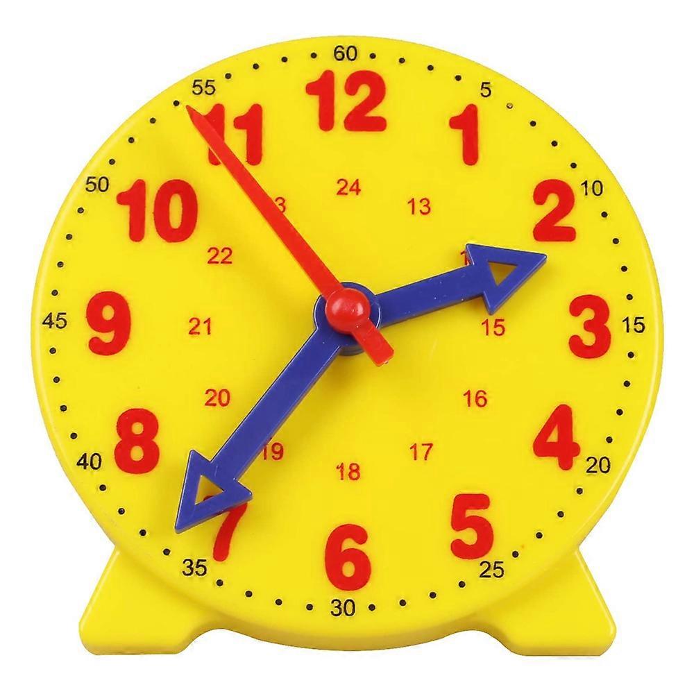PIAO CM Wealth Learning Clock for Kids, Student Learning Clocks Teaching Time 12/24 Hours Geared Clock 4+Years