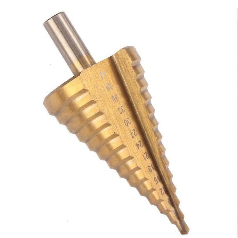Hss Stepped Taper Drill Bit - 4-42Mm, 14 Round Shank Sizes, Hss Cutter Tool