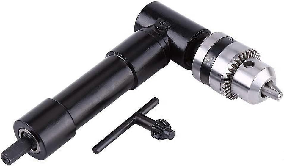 Aluminum Extension Cord, Right Angle Head Bend Chuck, 8Mm Hex Shank Power, 90 Degree Driver Right Angle Electric Drill, Cordless Self Tapping Drill To