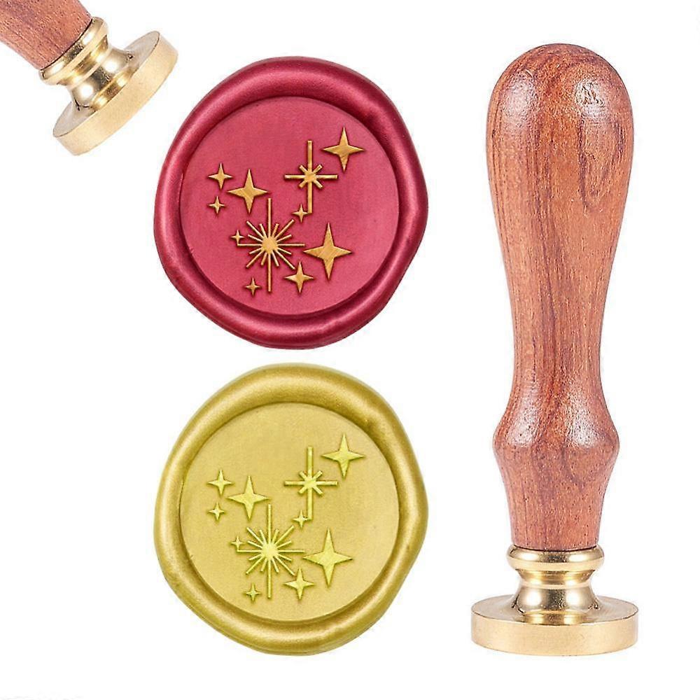 Brass pattern Wax Seal Stamp With Removable Vintage Retro Brass Head