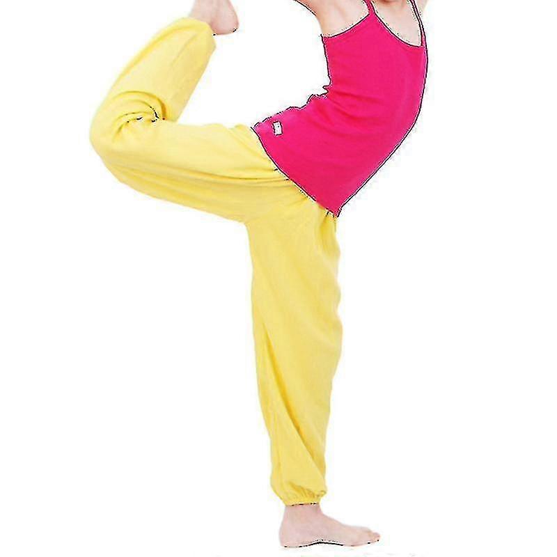Bambini Ragazzo Ragazza Baggy Dance Aladdin Bloomers Pantaloni Yoga Harem Pantaloni-Buono