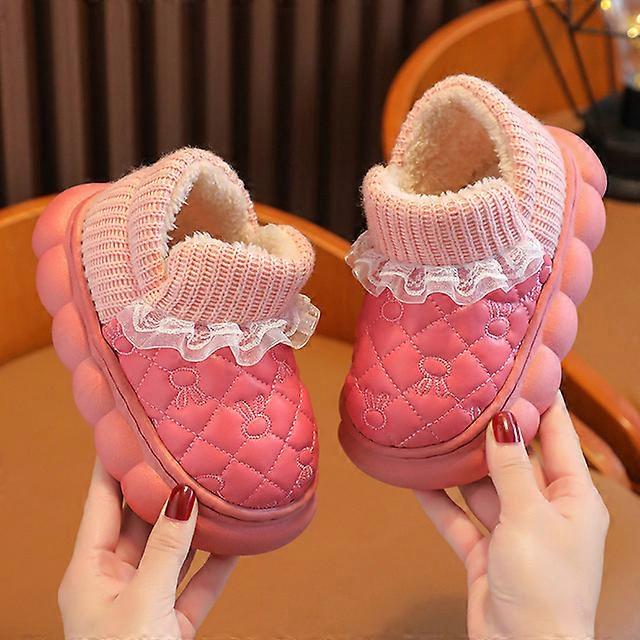 Waterproof Plush Kid Cotton Shoe