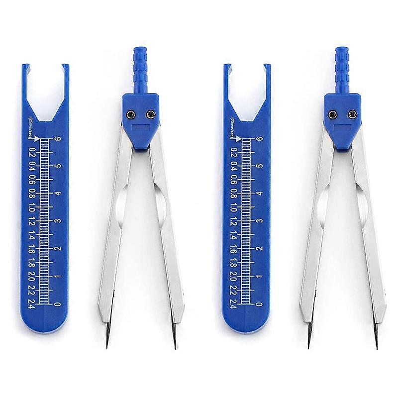EKG ECG Caliper Electrocardiogram Divider, 2 Pack Measuring Tool ECG Calipers for Electrocardiogram