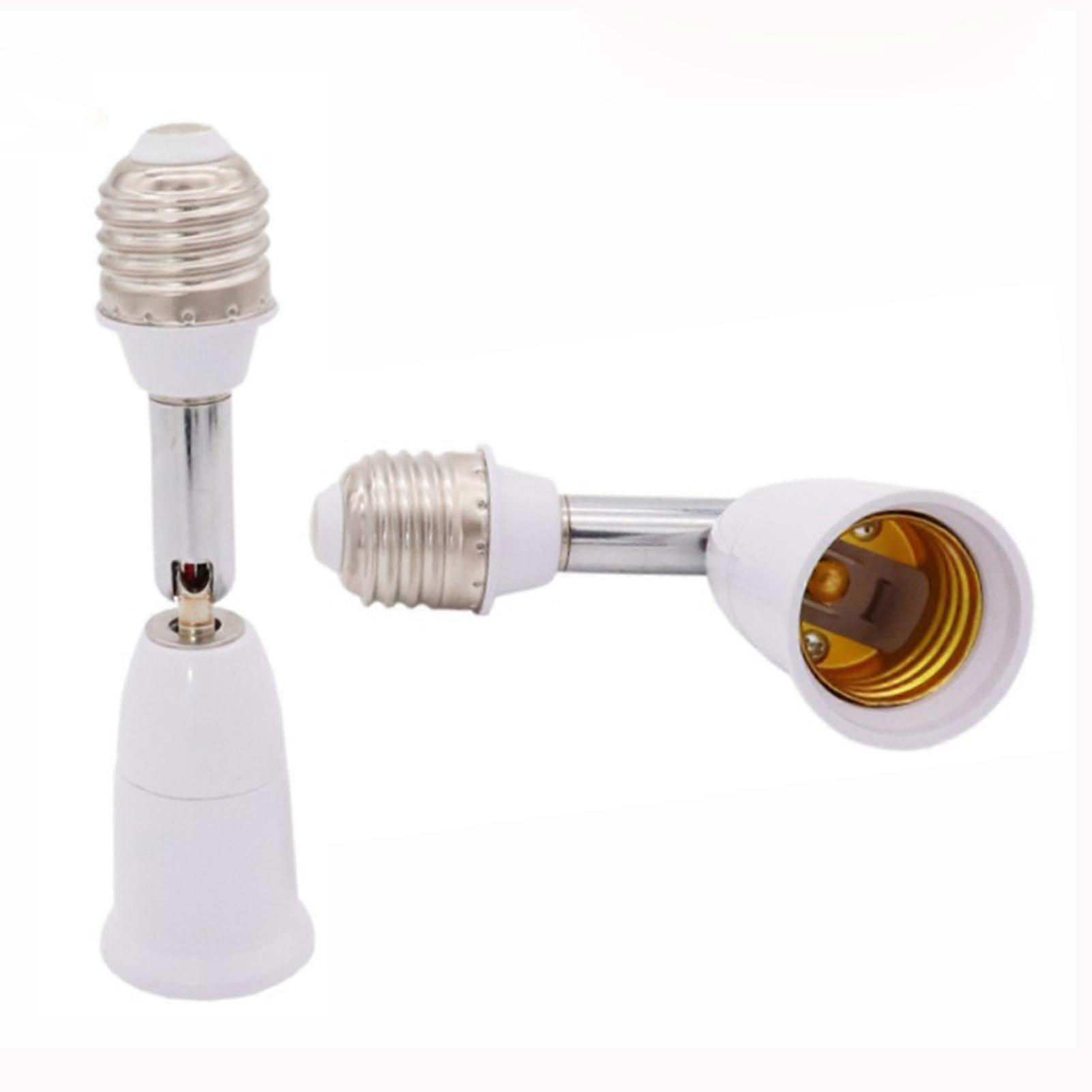 E27 Light Socket Extender Adjustable Vertical 90 Horizontal 360 for Home Garage Warehouse Indoor