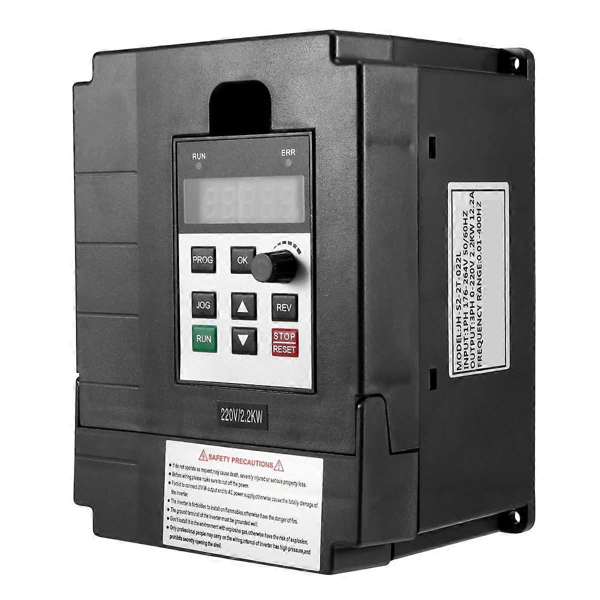 2.2KW 220V μεταβλητός μετατροπέας κίνησης συχνότητας ενιαίος σε 3 φάση CNC VFD καθολικός