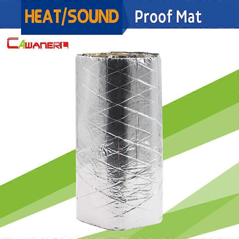 Cawanerl 1 Stück 12 "x 40" Auto Thermischer Hitzeschild Schalldichte Isolierung Matte Deadening Anti Noise Deadener Selbstklebend