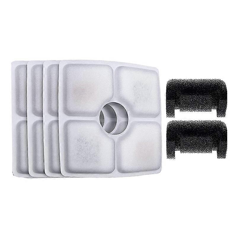 6PCS Cat Water Fountain Filter, Replacement Filters for 84Oz/2.5L Automatic Pet Fountain Dog Water