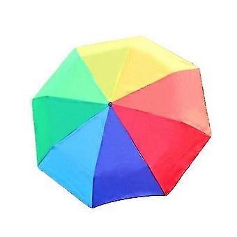 muoti Rainbow Umbrella Tri-folded Umbrella