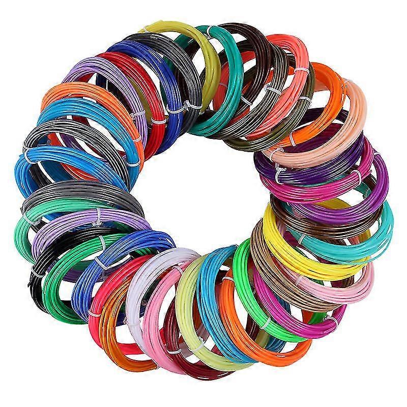 Yaju Filament, 1.75mm Pcl Filament Refills For 3d Printer Printing Pen Low Temperature 20pcs, Random Colors)
