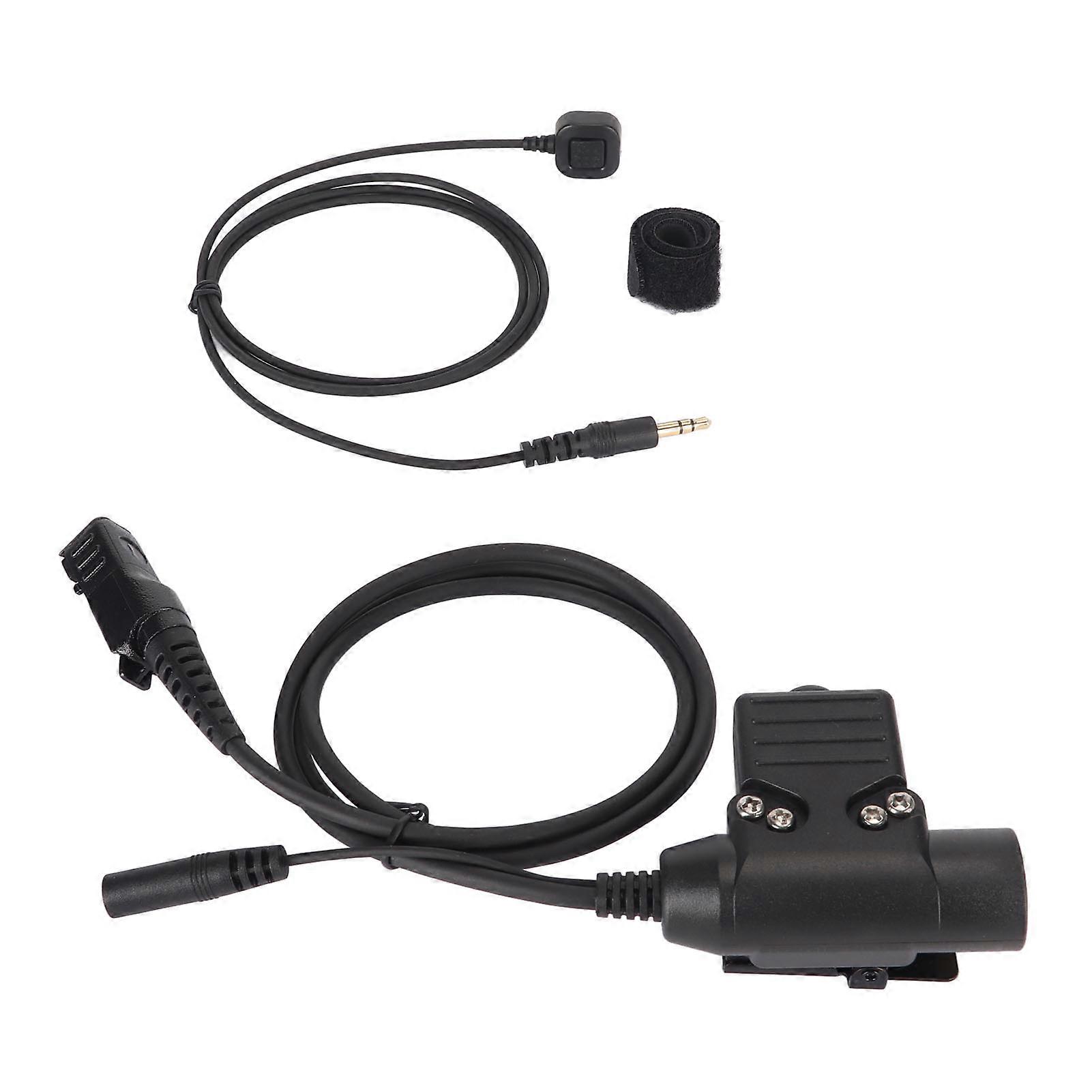 Walkie Talkie Headset U94 PTT Handheld 2 Way Radio Unilateral Headphones Single Side Earpiece with Microphone for MOTOROLA Xir P6600 P6620