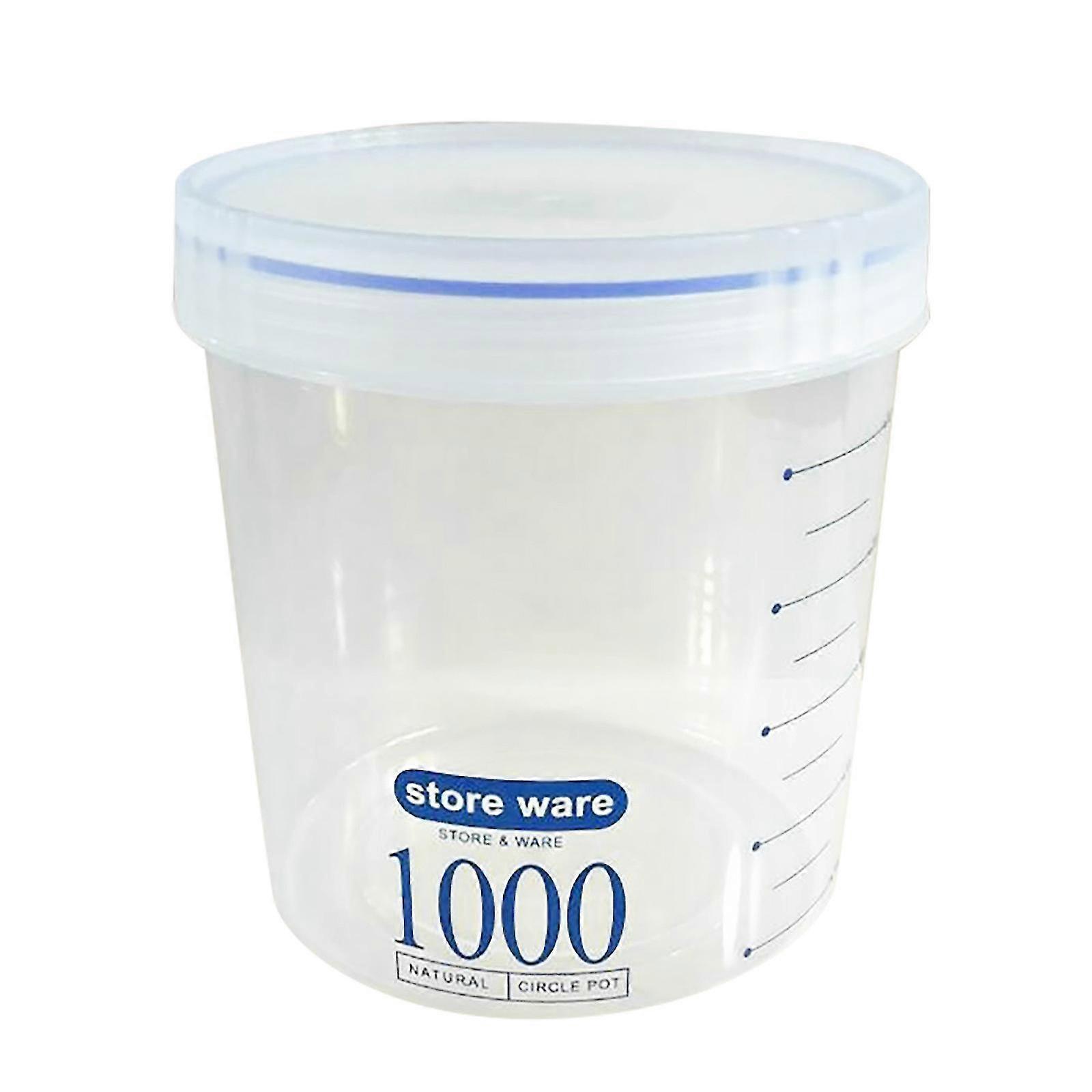 Transparent Food Storage Snack Cans Plastic Grain Storage Sealed Cans