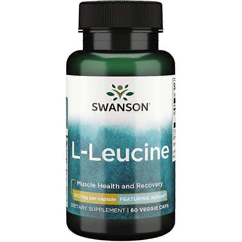 Swanson AjiPure L-Leucine 500mg Capsules 60