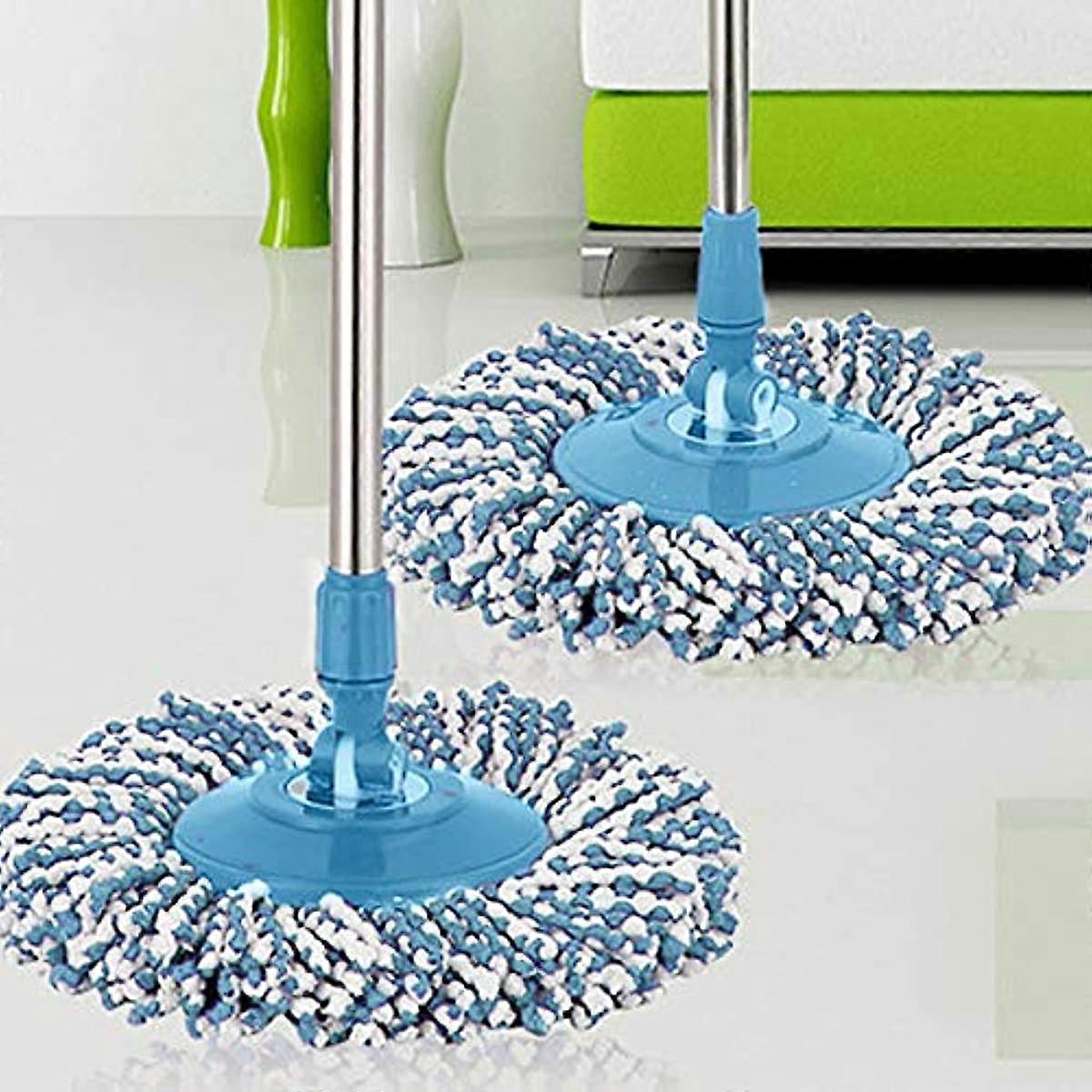 Mop Replacement Heads - New Replacement 360 Rotating Head Microfiber Spinning Floor Mop Head for All Hard-surfaced Floors