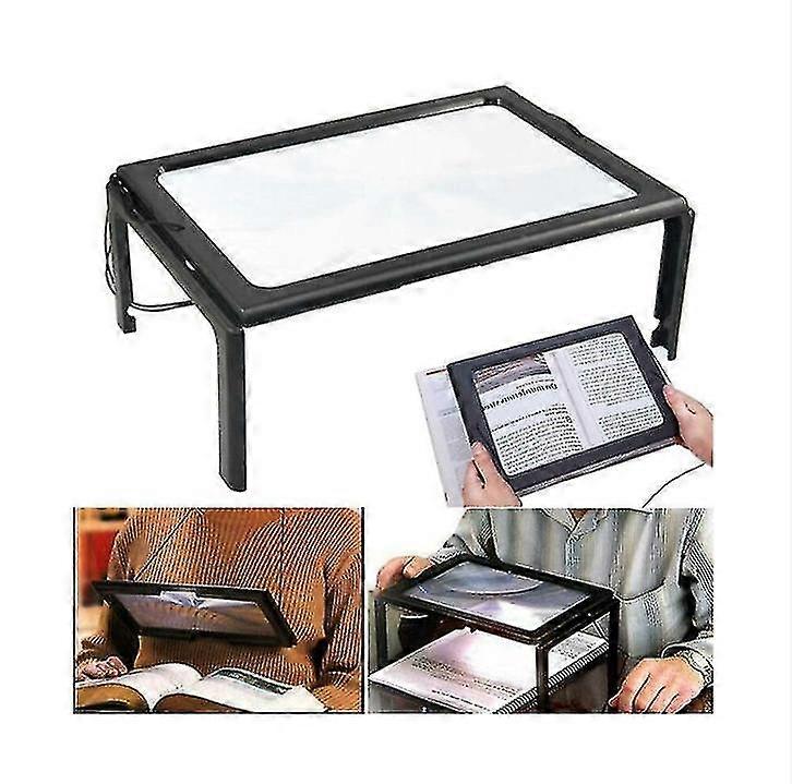 Large Magnifying Glass With Led Light Magnifier Reading Aid Lens