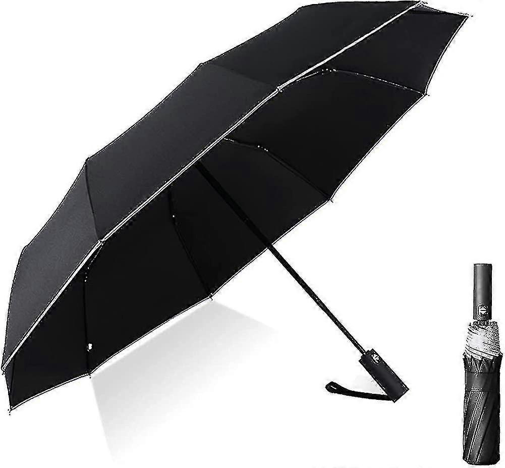 Compact Storm-proof With Automatic Open-close, Transportable Umbrella With Uv