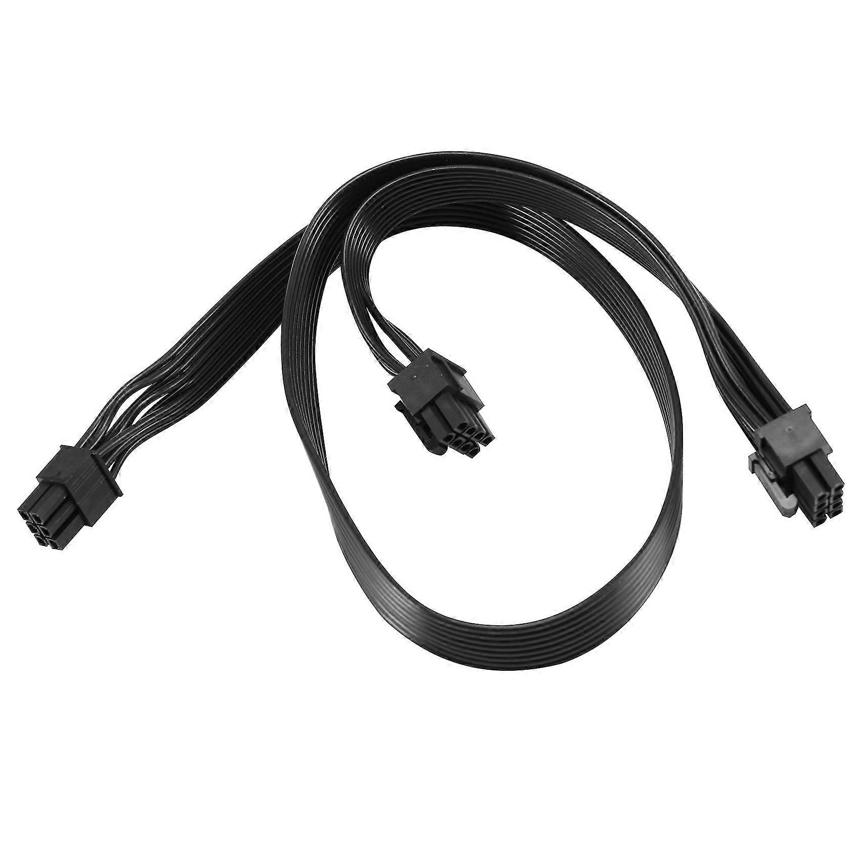 Pci-e 6 καρφίτσα σε 2 θύρες Καλώδιο 6 + 2 ακίδων 6pin σε 8pin για V V850 V700 V1000 αρθρωτό