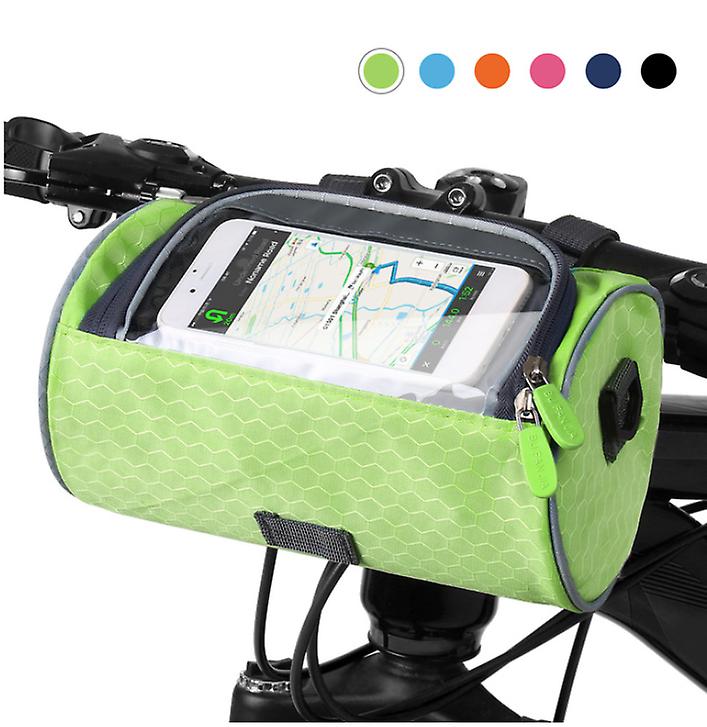 Outdoor Bicycle Handlebar Bag  color green