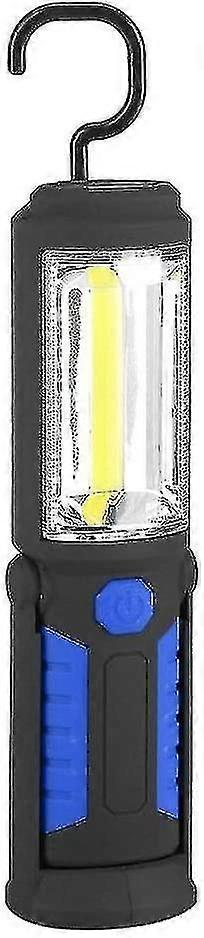 Rechargeable Led Work Lamp With Magnetic Led Torch Lamp 2200mah Cob Led 650lm 3w (blue)