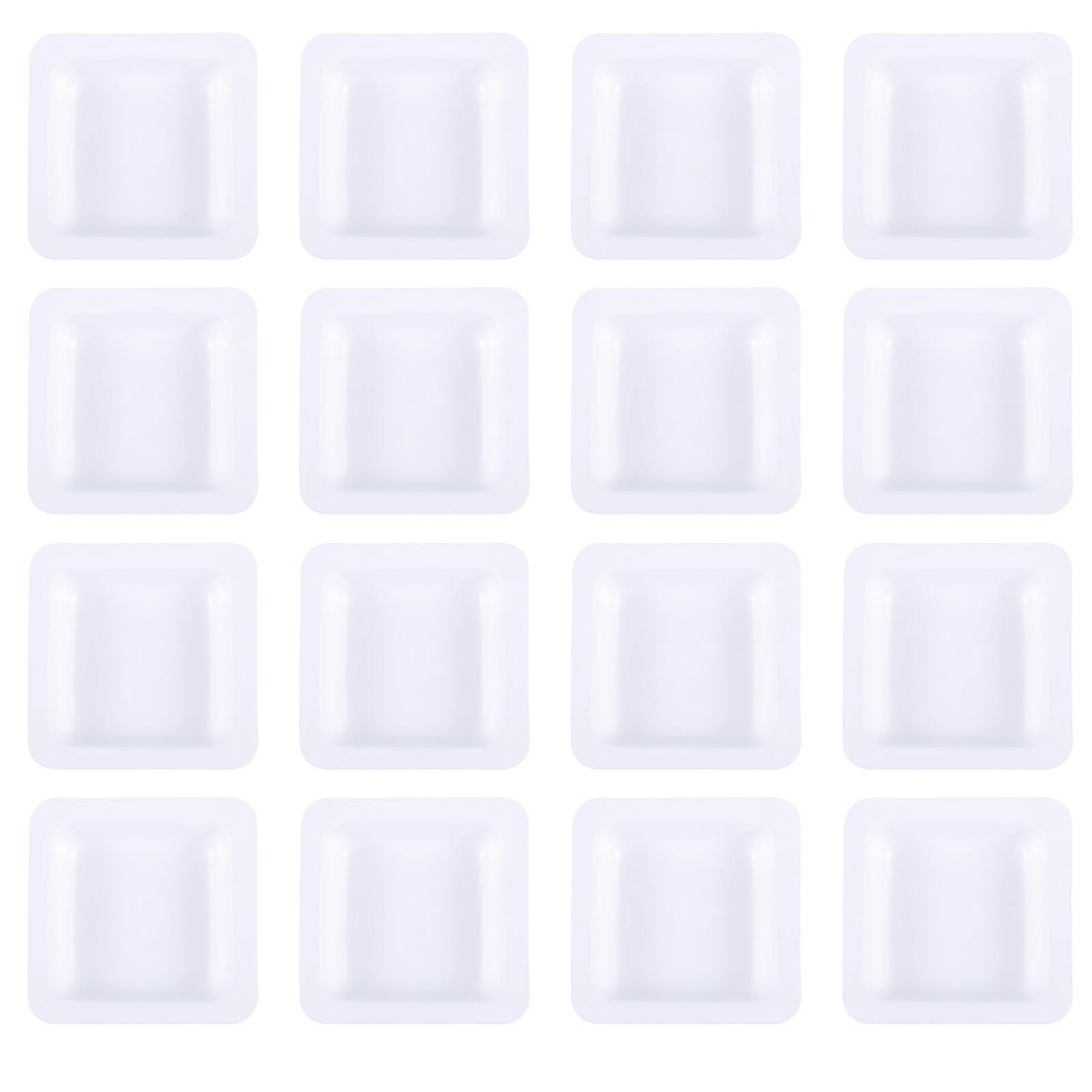 50pcs البلاستيك وزن لوحة وزن قارب وزن طبق مختبر العرض 7ml