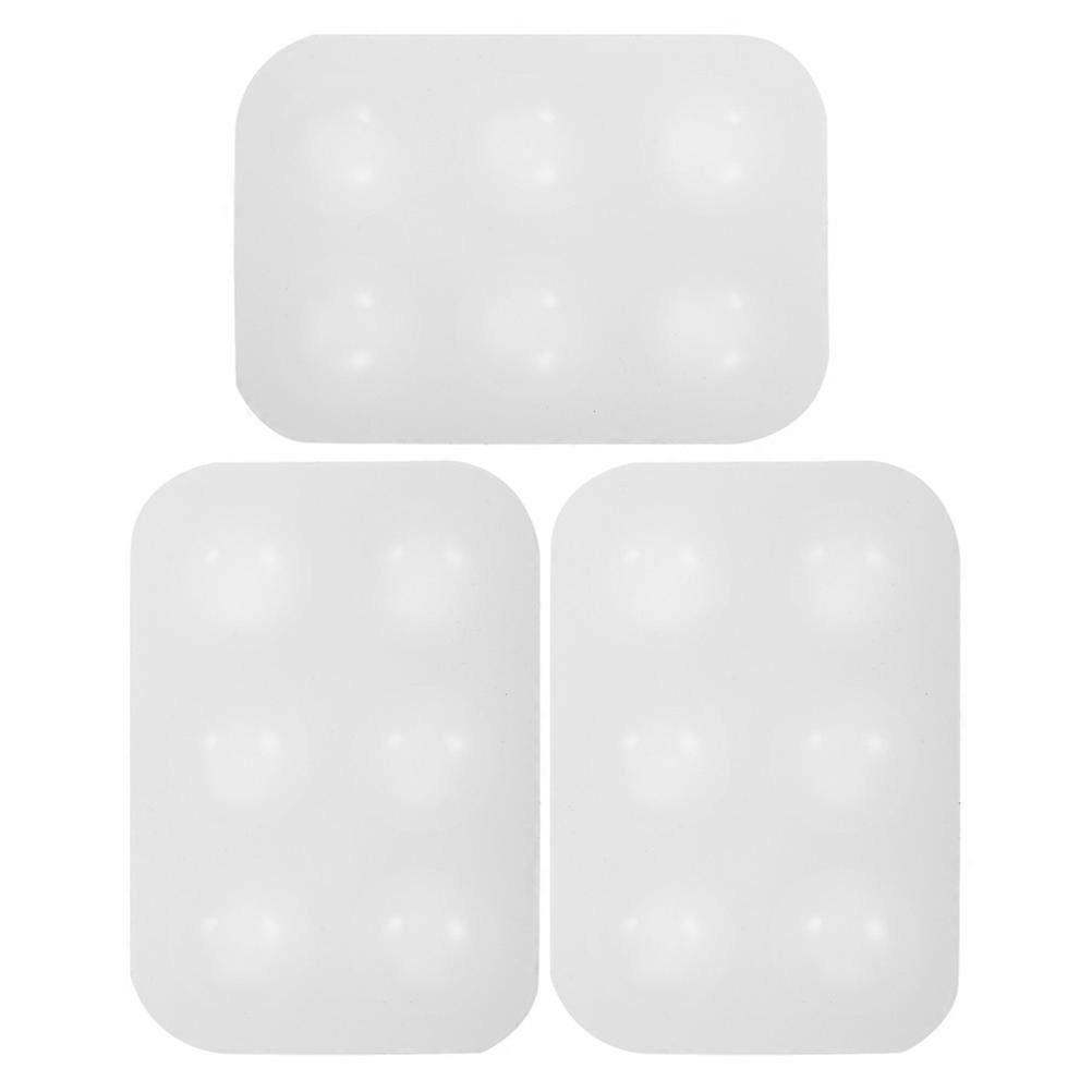 3Pcs Oil Painting Paint Tray Silicone Color Mixing Palette Watercolor Palette Tray Watercolor Pigment Tray