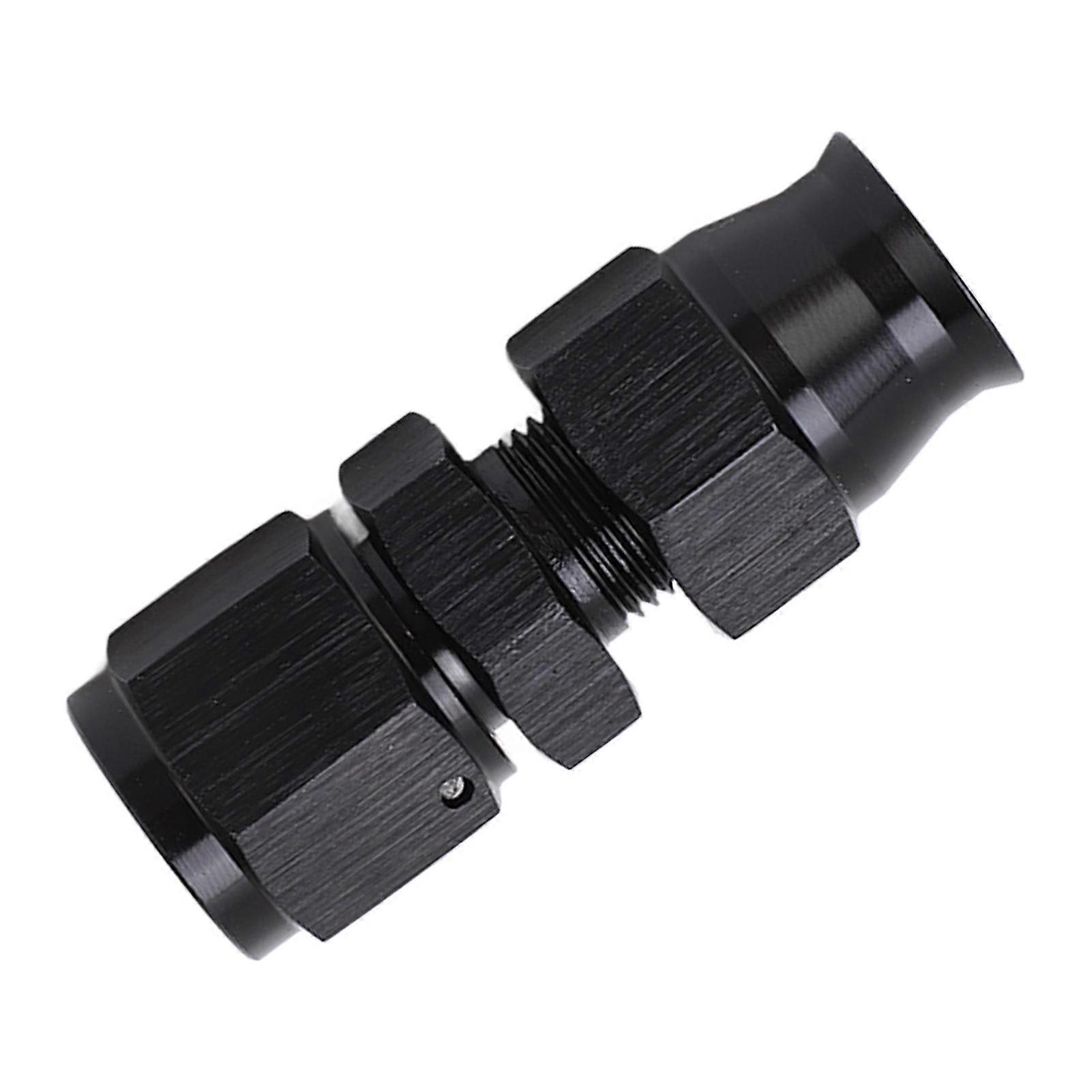 4PCS AN6 Adapter Male Thread Aluminium Alloy Leakage Proof with Brass Ferrule for Liquid Gas Diesel Oil 3/8in
