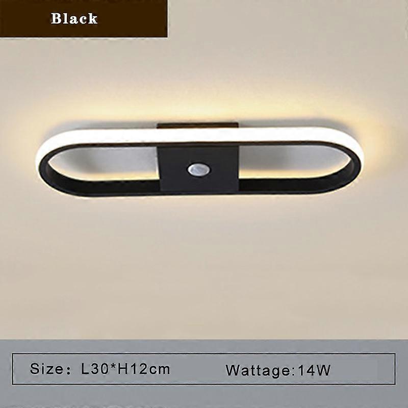 PIR Motion Sensor LED Ceiling Lamp for Aisle Corridor 220V Indoor 14w 16w Human Body Sensor LED Ceiling Lighting for Bedroom