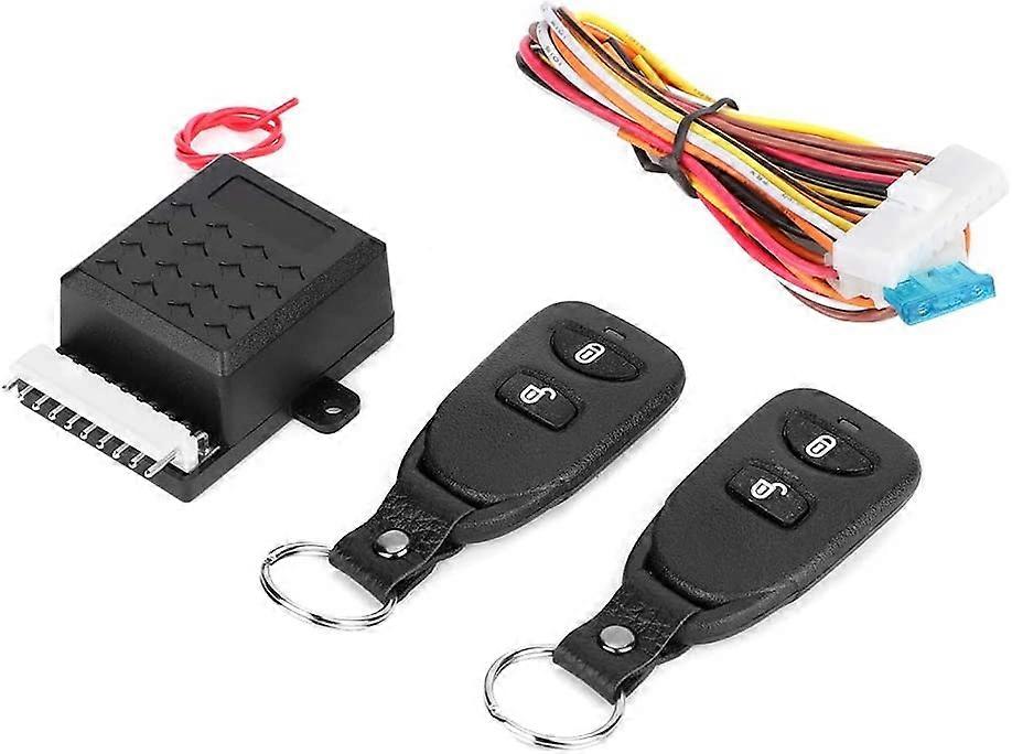 Car Remote Lock,Universal Car Central Alarm System Remote Control Anti-theft Key Lock Kit
