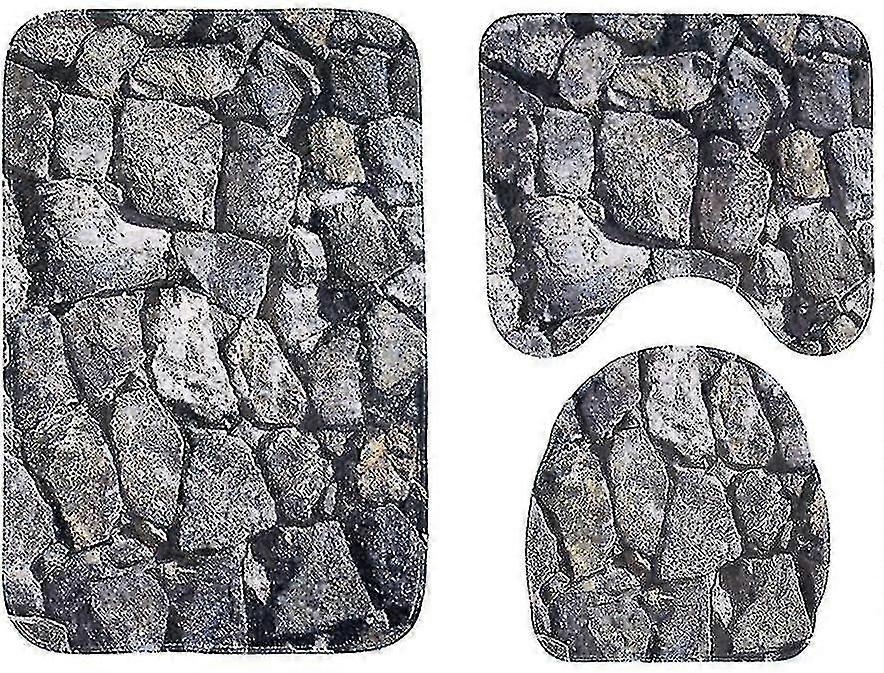 3 kpl kylpyhuoneen suihkumattoja + jalkakylpymatot matot + WC-istuimen kansi