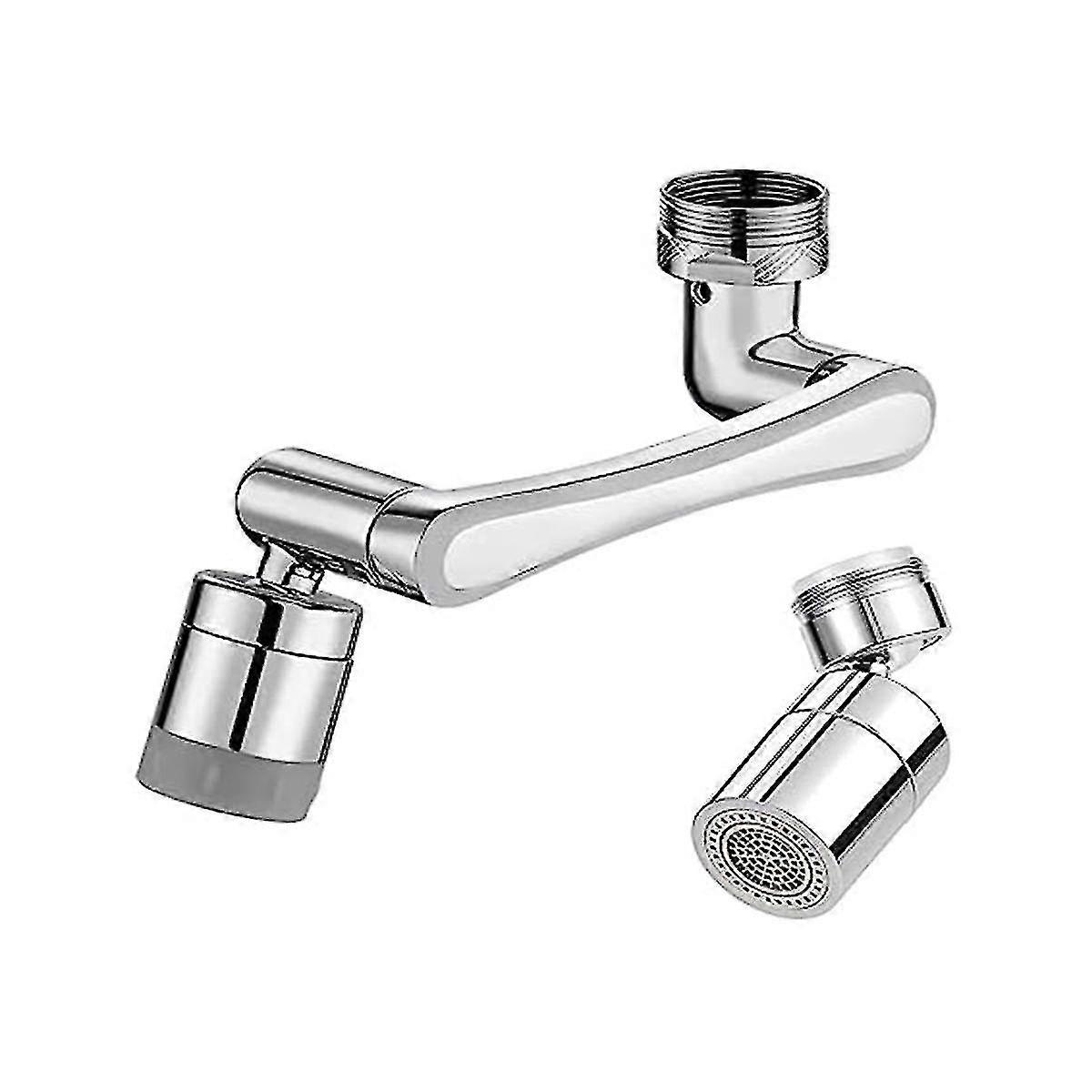 1440 Swivel Robotic Arm Swivel Extension Faucet Aerator & 360 Swivel Faucet Extender - Sink Attac