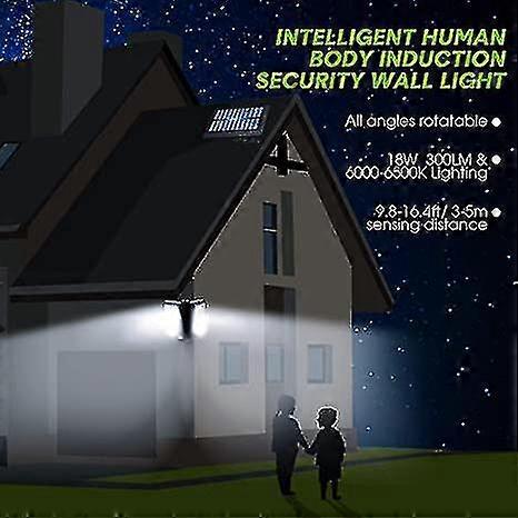 أضواء الطاقة الشمسية في الهواء الطلق، 90 أدى مشرق جدا جسم الإنسان التعريفي الاستشعار أضواء الأمن، Ip65 للماء أضواء الجدار للباب الأمامي، يارد، المرآب، باثو
