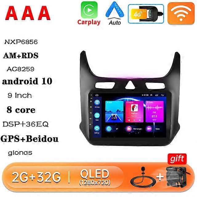 Android 11 2 Din Autoradio für Chevrolet Cobalt 2011-2021 Carplay Android Auto DSP 4G WIFI GPS Bluetooth Multimedia Stereo