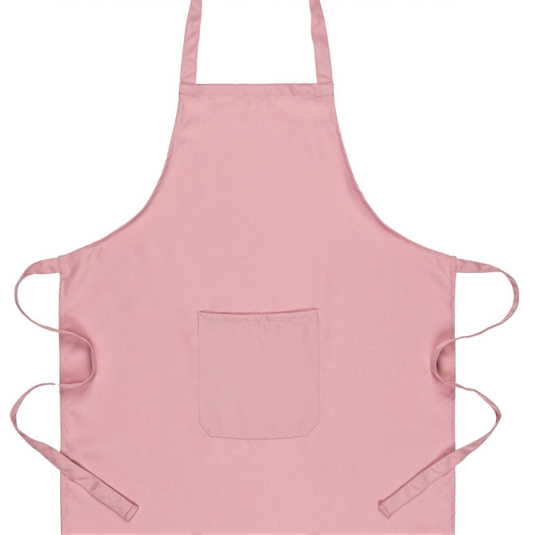 Solid Work Bib Apron With Pocket, Fashion Multiple Usage Apron, Women's Clothing