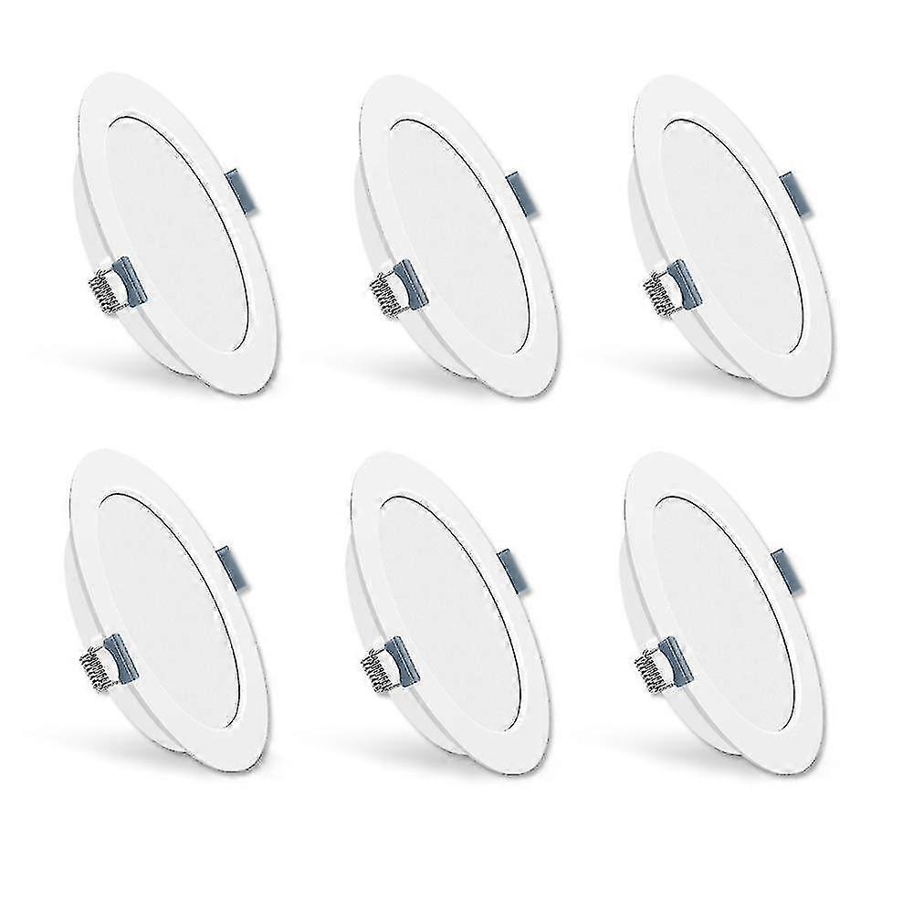 9w Led Ultra Thin Downlight Recessed Ceiling Light White Spotlight 6x-AM