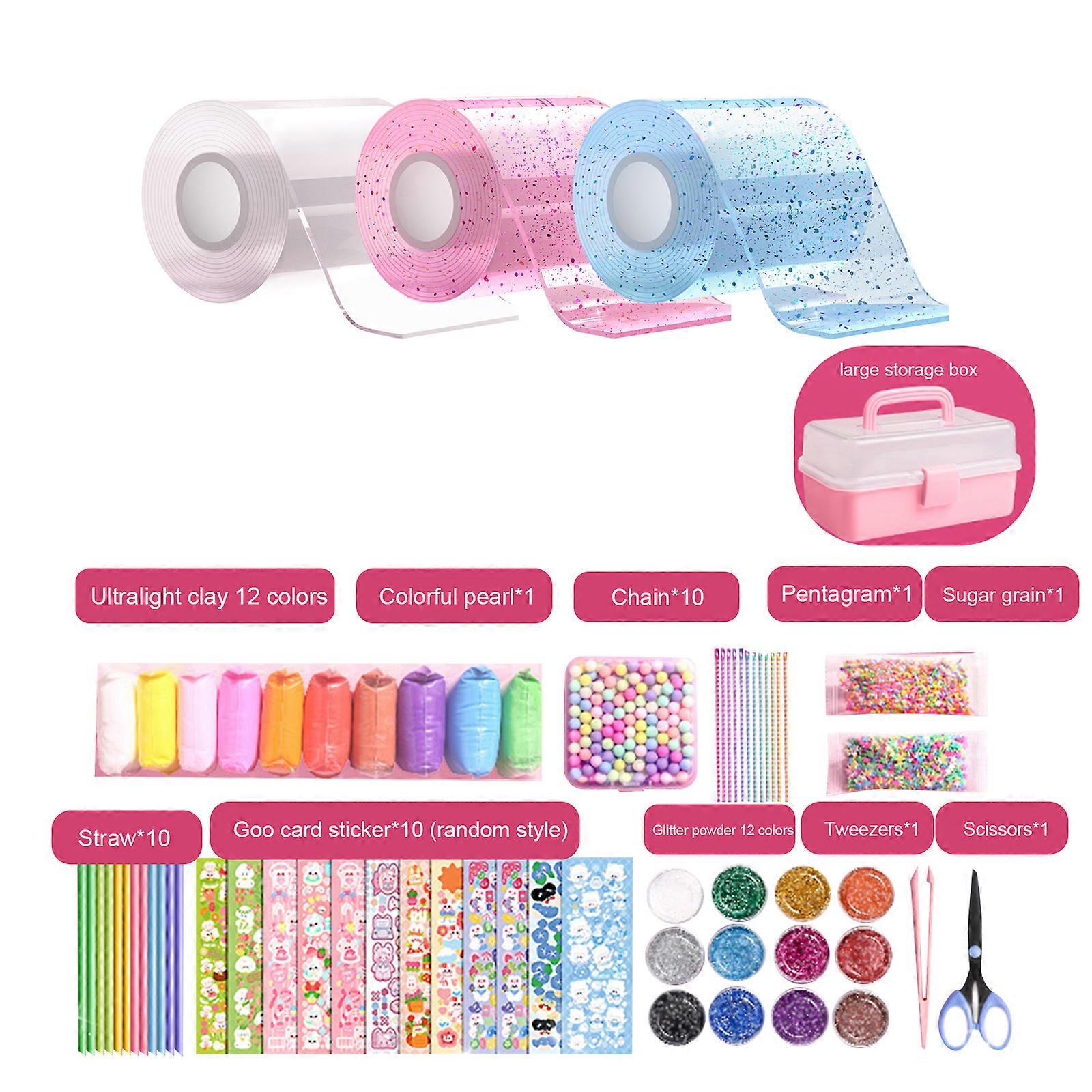 1/3PCS Nano Tape Bubble Kit til børn med trin-for-trin videotutorials, 100% nyt
