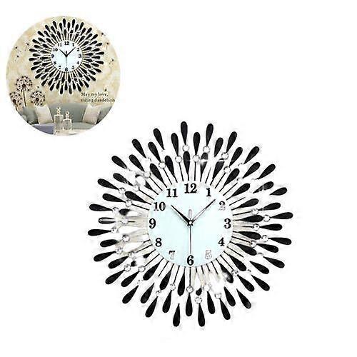 Frameless 3D DIY Wall Clock Surface Decorative Clock, Large Wall Sticker Clock