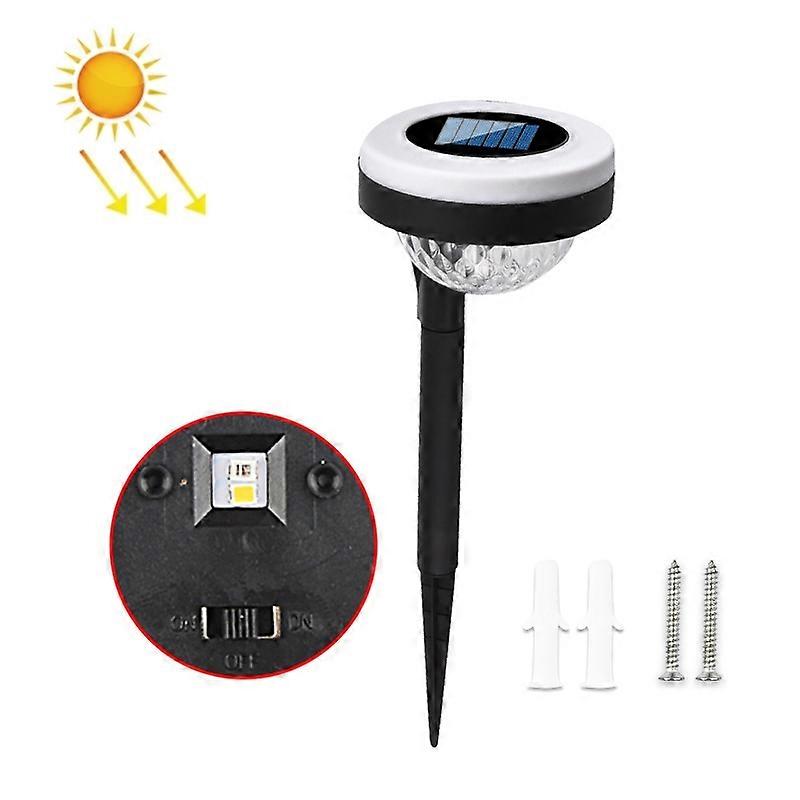 Outdoor Solar LED Ground Plug Light JG04801 Color Light