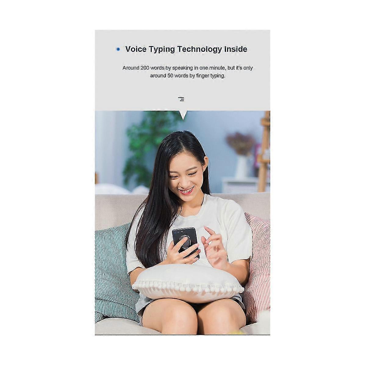 T2 Spracheingabe-Übersetzer Sozialer Übersetzer Sprach-zu-Text-Aufnahme und Transkription Bluetooth-Übersetzer, ein Stil