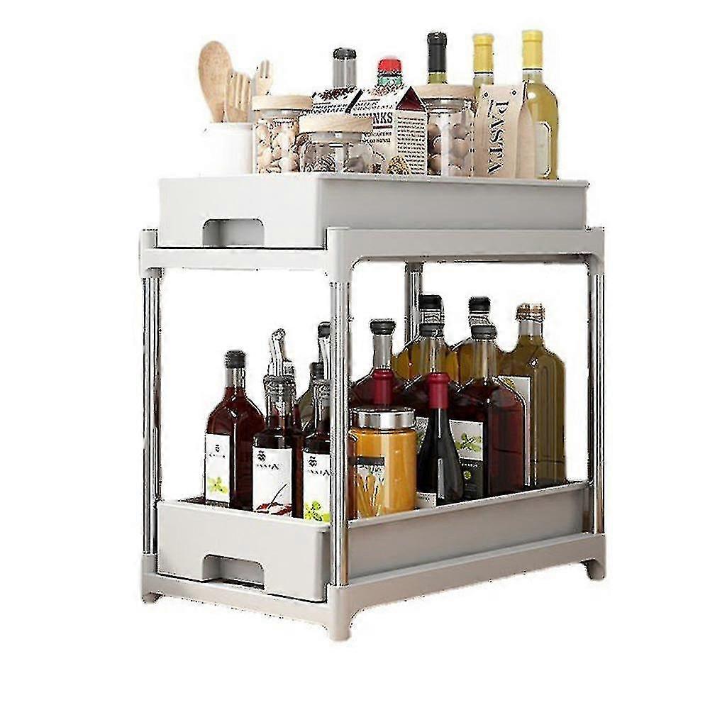 Kitchen Rack Drawer Shelf Kitchen Cupboards Organizer Pull Out Type Vegetable Fruit Basket Drawer W