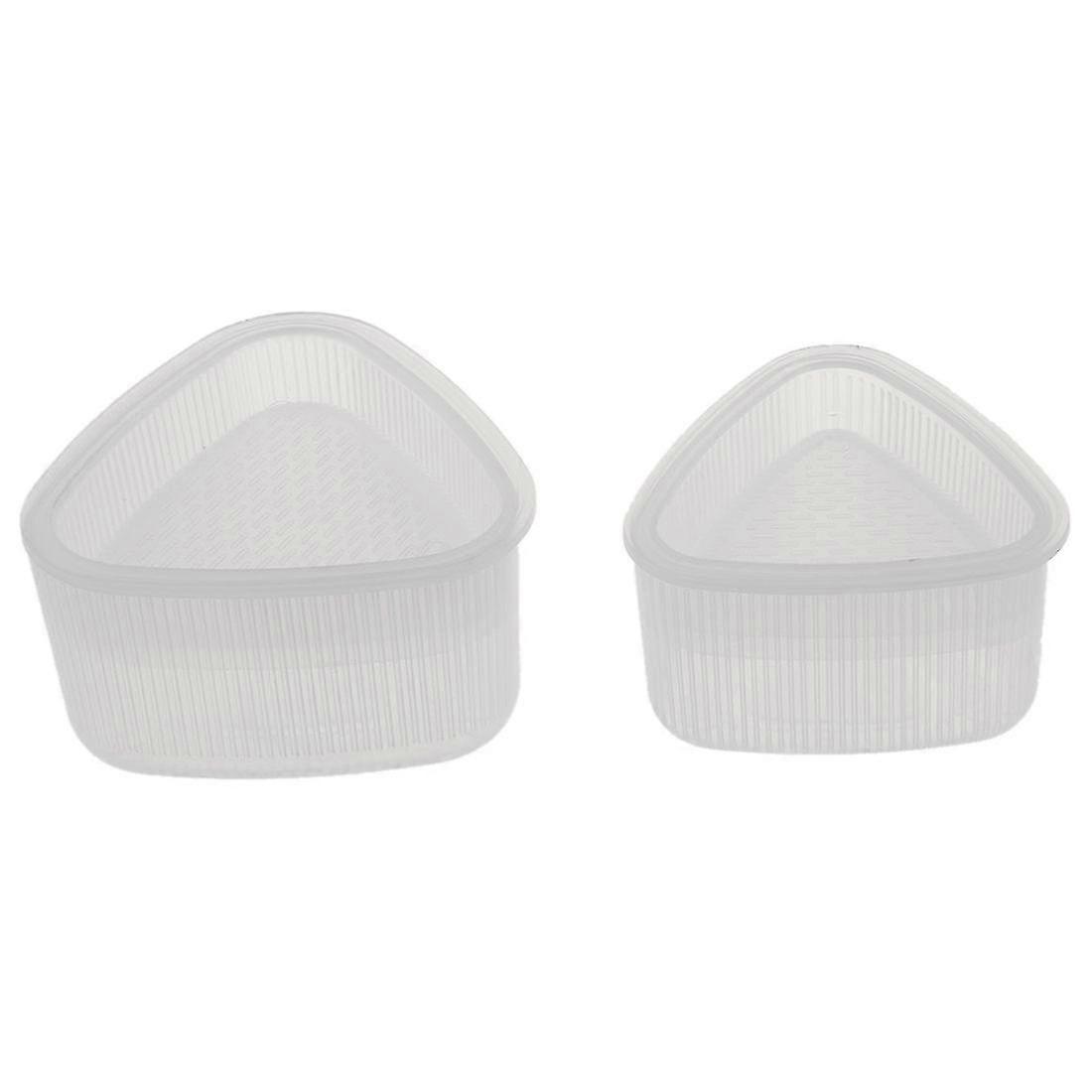 2 Pcs Triangular Form Mold Onigiri Rice Ball Frame Food Mould Decorating Tools