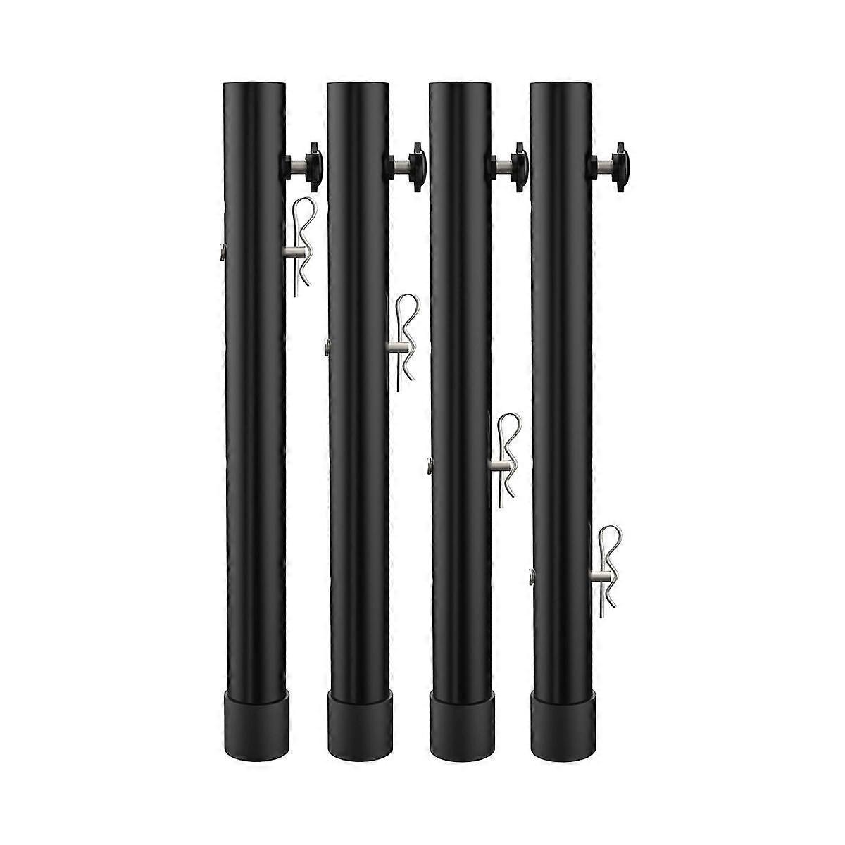 Table Leg Extenders for Folding Tables Straight/Bent Leg, Leg Extensions, Heights Adjustable Risers